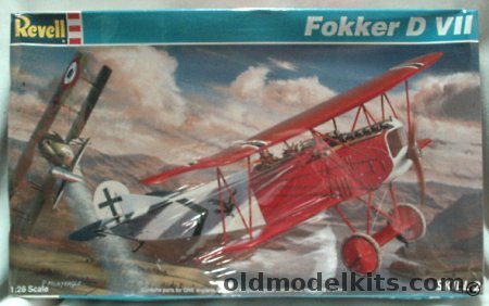 Revell 1/28 Fokker D-VII (DVII), 85-4665 plastic model kit